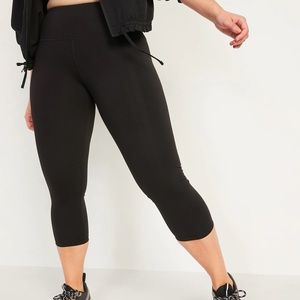High Waisted Go-Dry Cropped Active Leggings